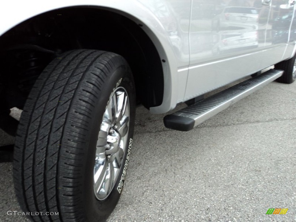 2010 F150 Lariat SuperCrew - Ingot Silver Metallic / Black photo #26