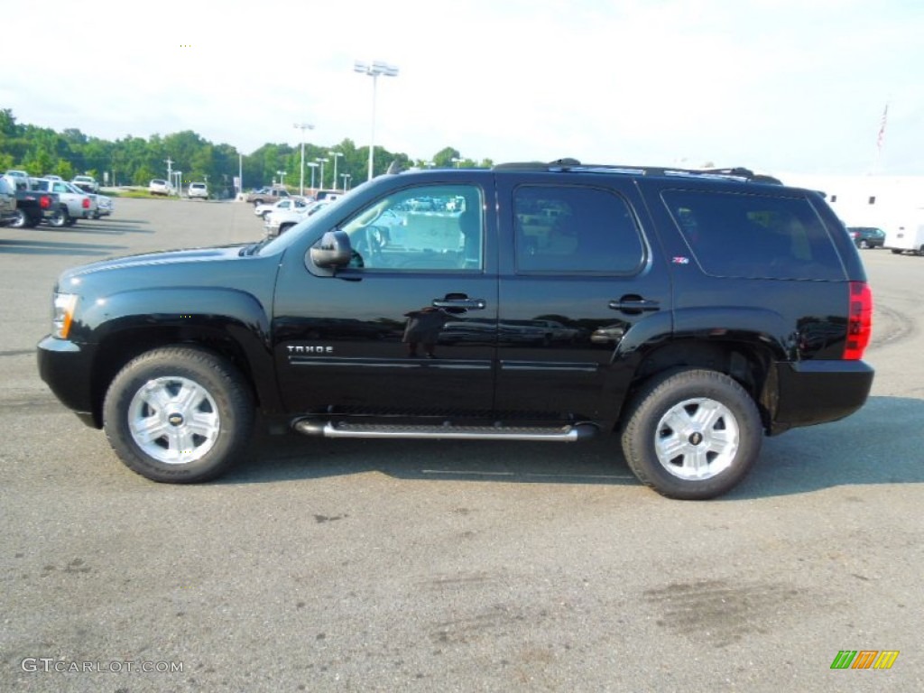 Black 2013 Chevrolet Tahoe LT 4x4 Exterior Photo #68979320