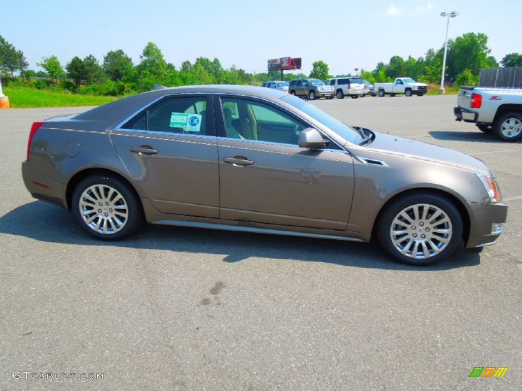Mocha Steel Metallic 2012 Cadillac CTS 3.6 Sedan Exterior Photo #68979570