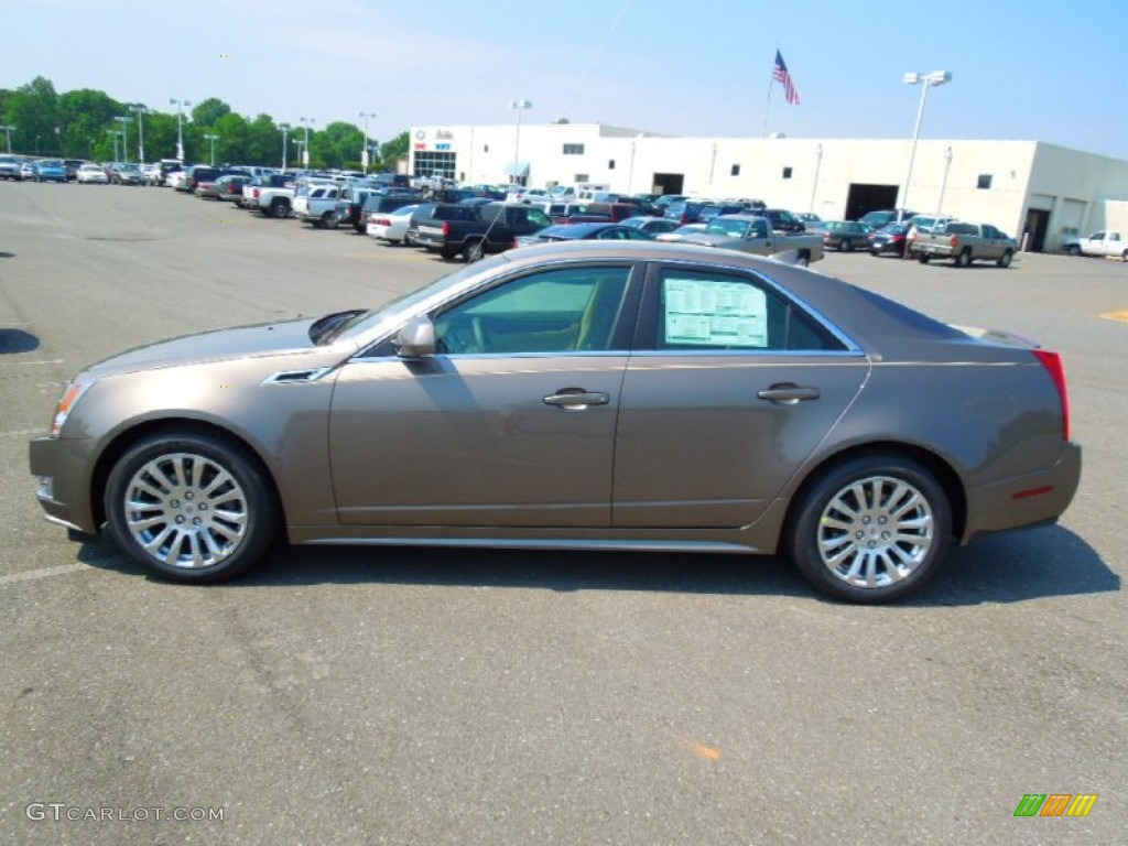 Mocha Steel Metallic 2012 Cadillac CTS 3.6 Sedan Exterior Photo #68979584