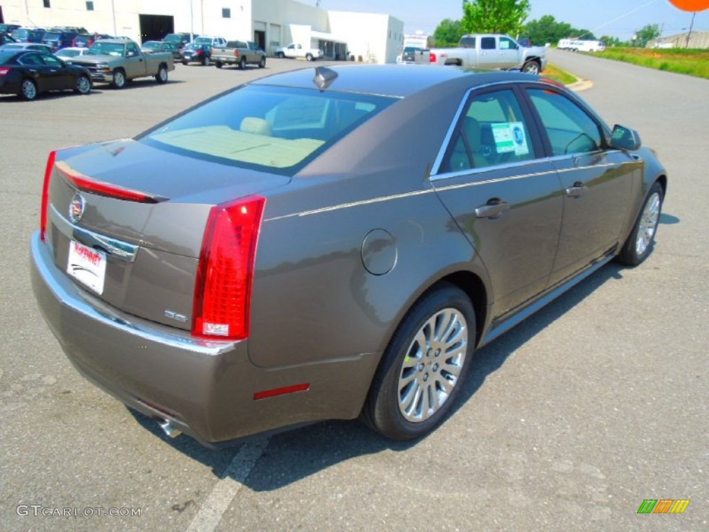 2012 CTS 3.6 Sedan - Mocha Steel Metallic / Cashmere/Cocoa photo #6