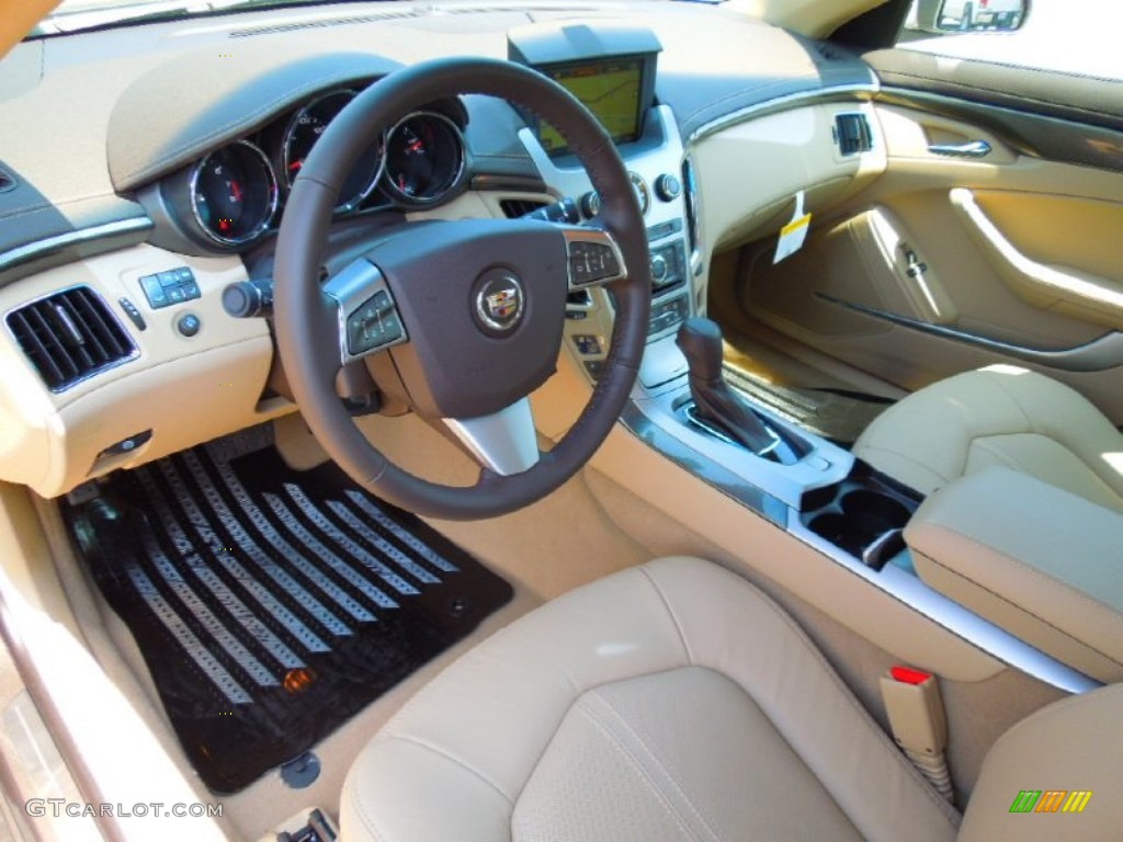 Cashmere/Cocoa Interior 2012 Cadillac CTS 3.6 Sedan Photo #68979791