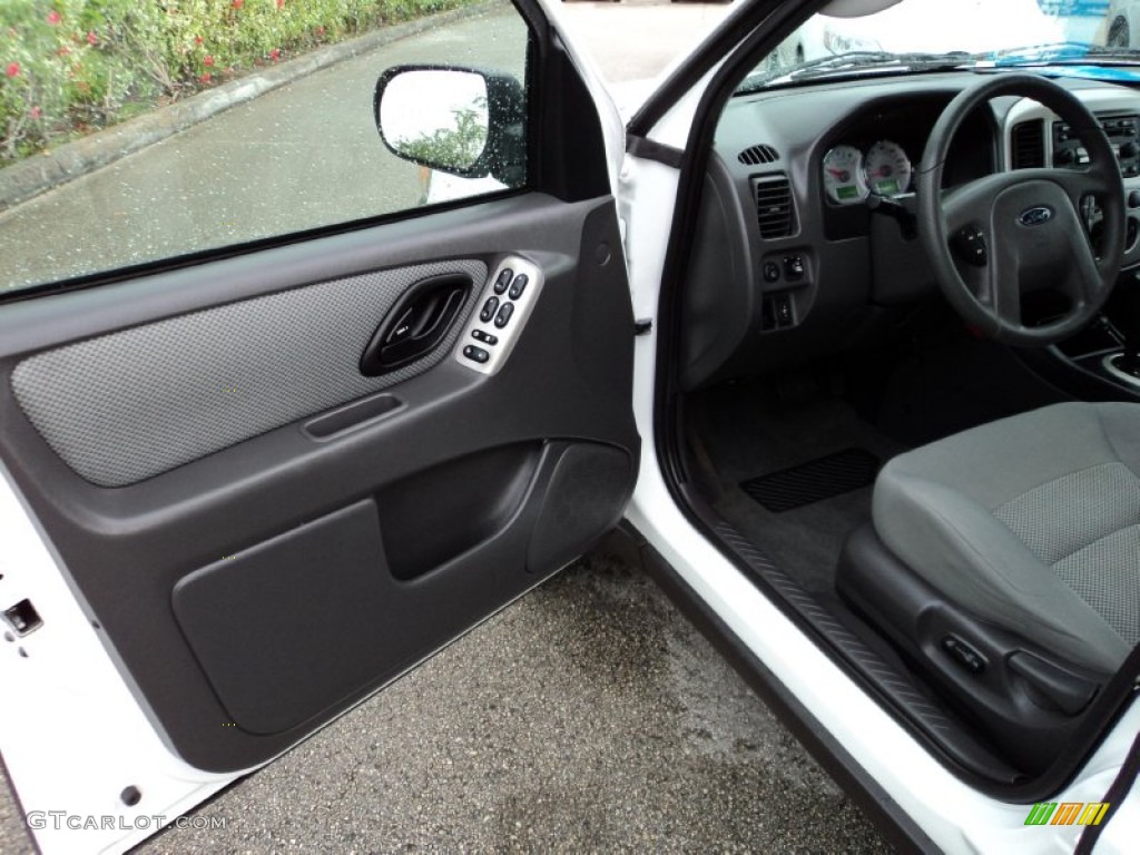 2005 Escape Hybrid - Oxford White / Medium/Dark Flint Grey photo #16