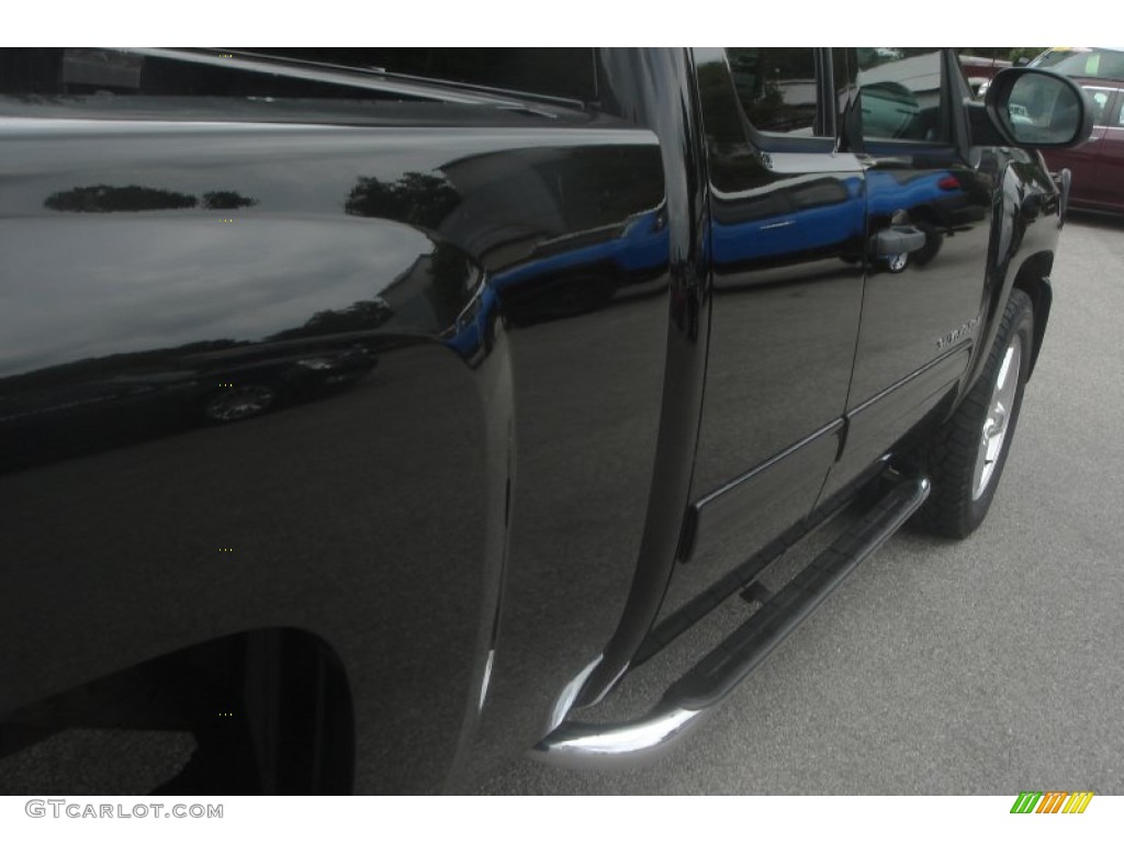 2009 Silverado 1500 LT Extended Cab 4x4 - Black / Ebony photo #22