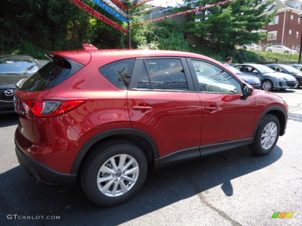 2013 CX-5 Touring AWD - Zeal Red Mica / Black photo #5