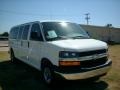 2011 Summit White Chevrolet Express LT 3500 Extended Passenger Van  photo #3