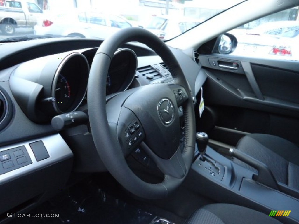 2012 MAZDA3 i Touring 5 Door - Dolphin Gray Mica / Black photo #15