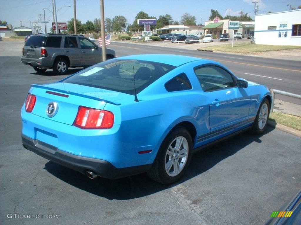 2011 Mustang V6 Coupe - Grabber Blue / Charcoal Black photo #4