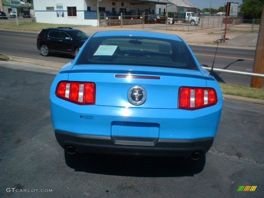 2011 Mustang V6 Coupe - Grabber Blue / Charcoal Black photo #5