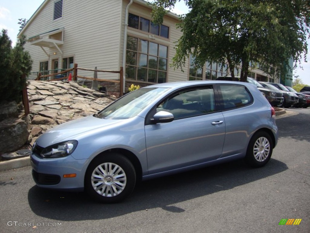Shark Blue Metallic 2010 Volkswagen Golf 2 Door Exterior Photo #68982197