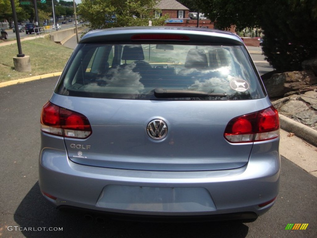 2010 Golf 2 Door - Shark Blue Metallic / Titan Black photo #11