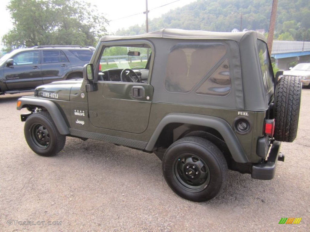 2005 Wrangler X 4x4 - Moss Green Pearlcoat / Dark Slate Gray photo #3
