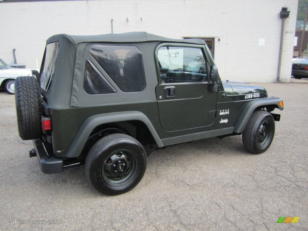 2005 Wrangler X 4x4 - Moss Green Pearlcoat / Dark Slate Gray photo #7