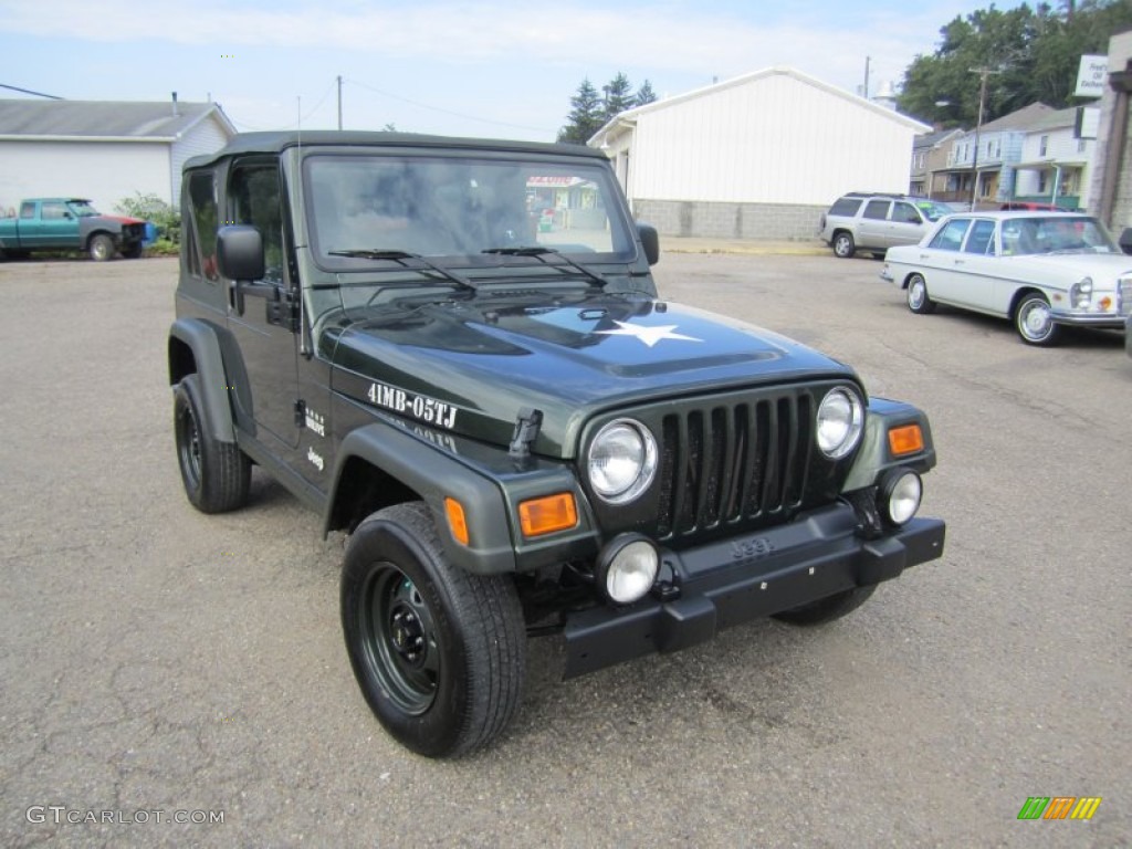 2005 Wrangler X 4x4 - Moss Green Pearlcoat / Dark Slate Gray photo #10