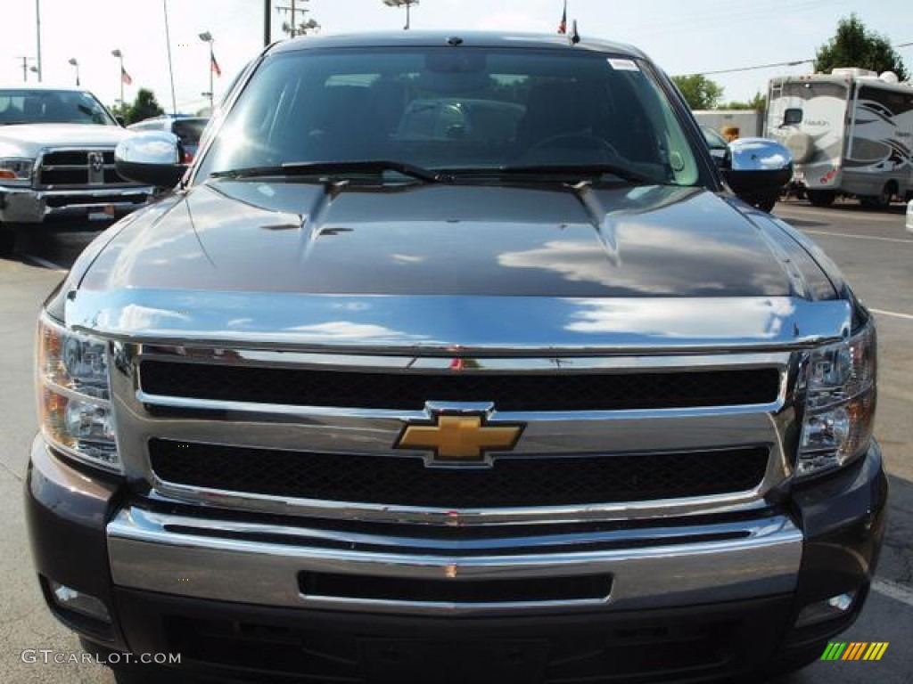 2011 Silverado 1500 LT Extended Cab - Taupe Gray Metallic / Ebony photo #8