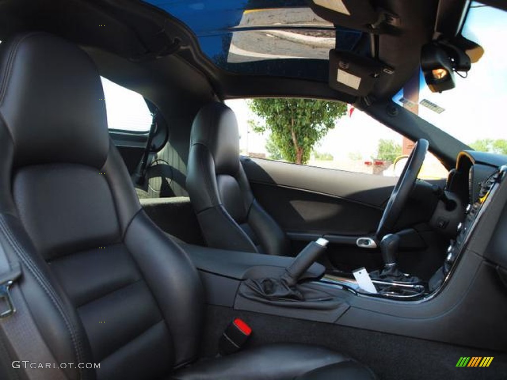 Ebony Interior 2008 Chevrolet Corvette Coupe Photo #68985287