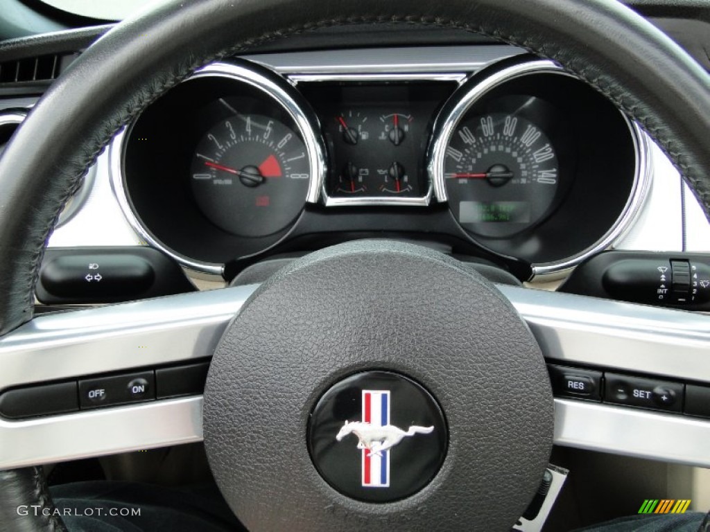 2006 Mustang GT Premium Convertible - Performance White / Light Parchment photo #16