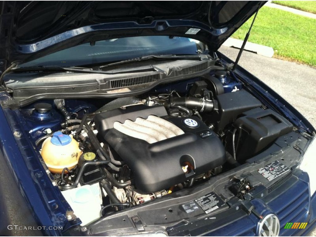 2002 Jetta GLS Sedan - Indigo Blue / Grey photo #10