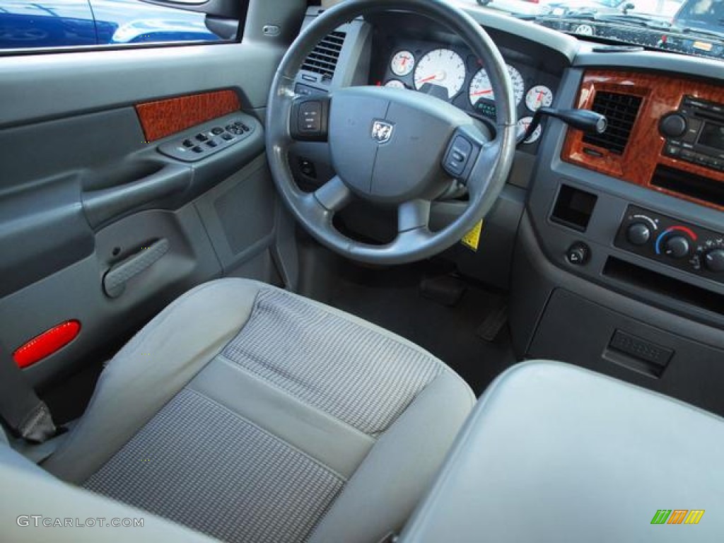 2006 Ram 1500 SLT Quad Cab - Flame Red / Medium Slate Gray photo #11