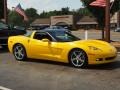 2008 Velocity Yellow Chevrolet Corvette Coupe  photo #2