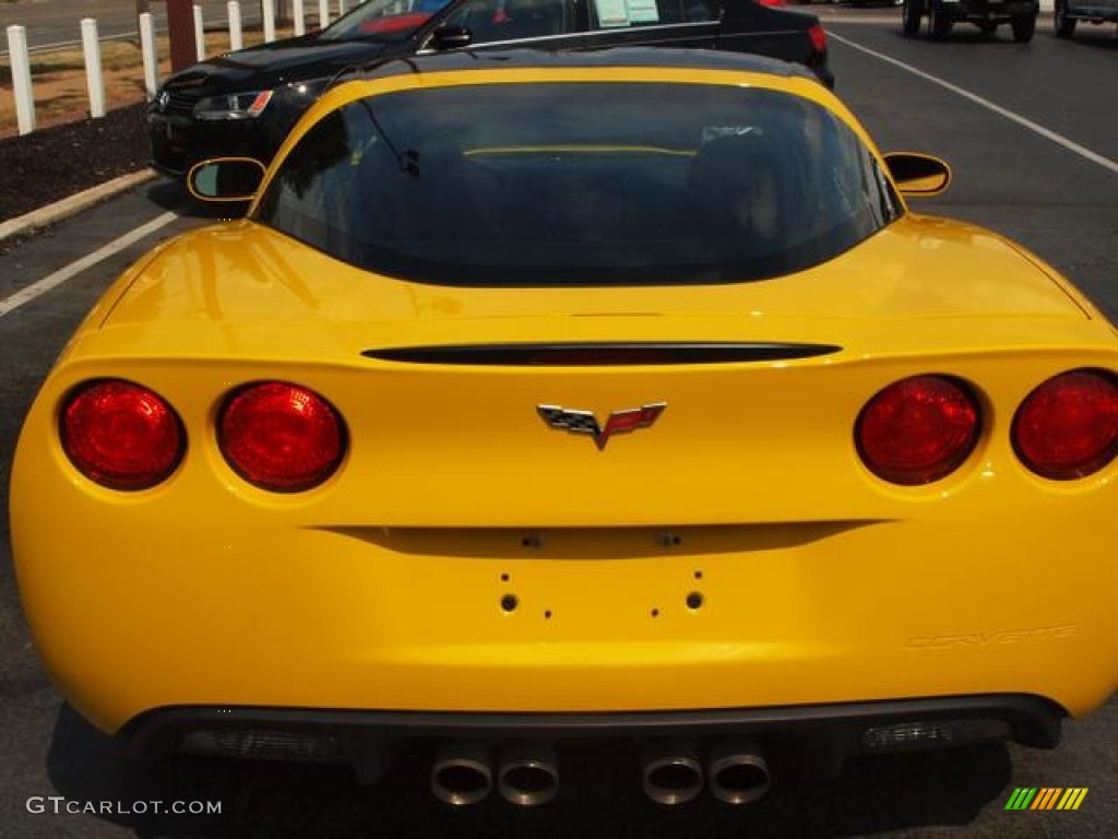 2008 Corvette Coupe - Velocity Yellow / Ebony photo #7