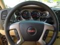 2012 GMC Sierra 1500 Cocoa/Light Cashmere Interior Steering Wheel Photo