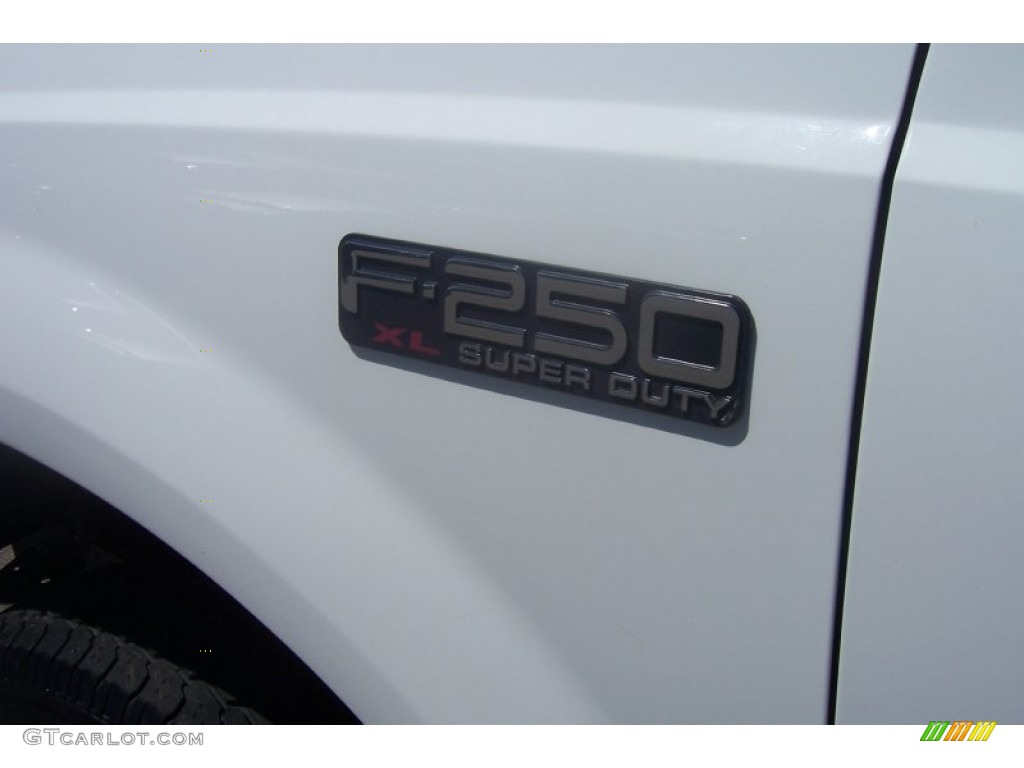 2002 F250 Super Duty XL Regular Cab 4x4 - Oxford White / Medium Flint photo #23