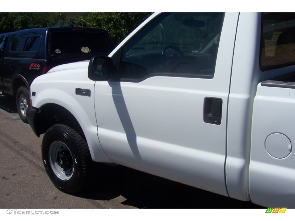 2002 F250 Super Duty XL Regular Cab 4x4 - Oxford White / Medium Flint photo #30