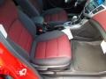 Jet Black/Sport Red Interior Photo for 2012 Chevrolet Cruze #68989420