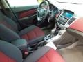 Jet Black/Sport Red 2012 Chevrolet Cruze LT/RS Interior Color