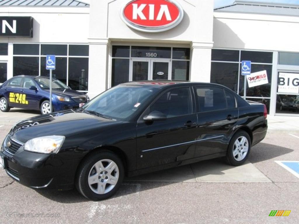 2006 Malibu LT Sedan - Black / Titanium Gray photo #1