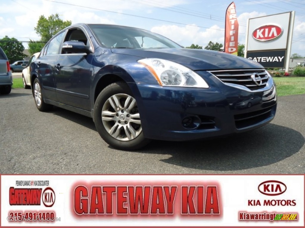 2010 Altima 2.5 S - Navy Blue / Charcoal photo #1