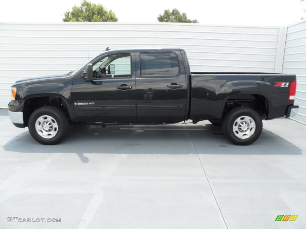 2009 Sierra 2500HD SLE Crew Cab 4x4 - Steel Gray Metallic / Dark Titanium/Light Titanium photo #5