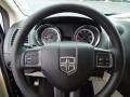 2012 Dodge Grand Caravan Black/Light Graystone Interior Steering Wheel Photo