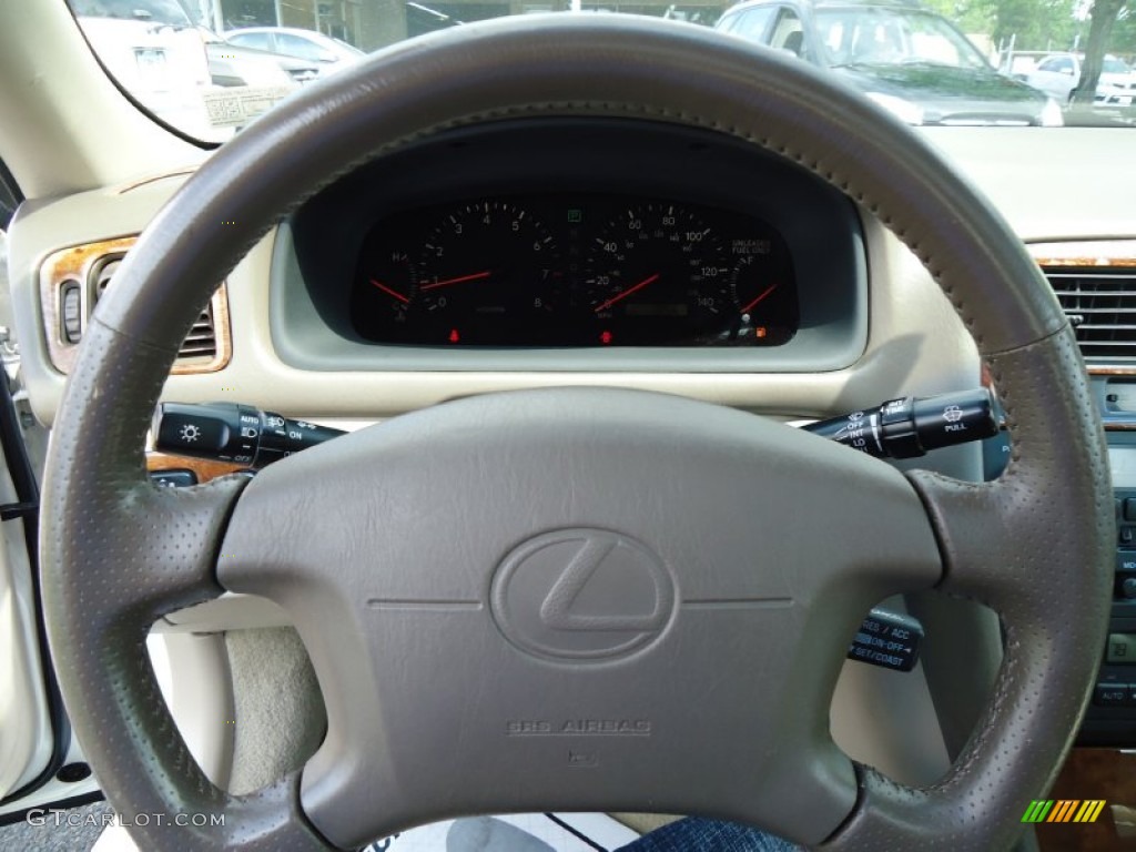 1999 Lexus ES 300 Ivory Steering Wheel Photo #68990104