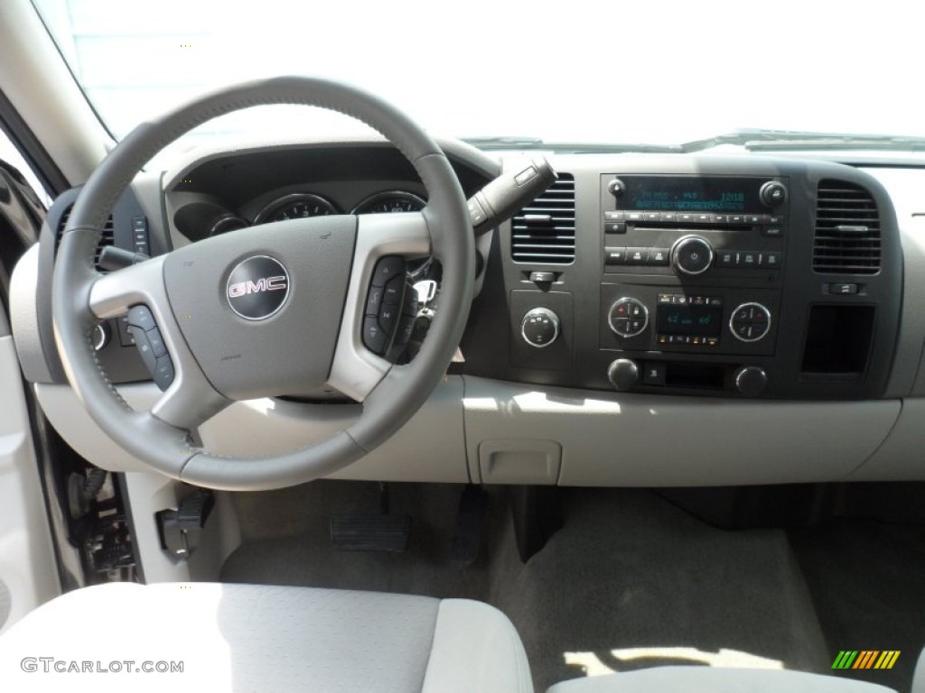 2009 Sierra 2500HD SLE Crew Cab 4x4 - Steel Gray Metallic / Dark Titanium/Light Titanium photo #31