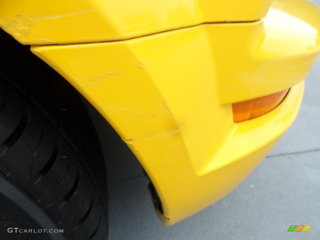 2006 Mustang V6 Deluxe Coupe - Screaming Yellow / Dark Charcoal photo #14