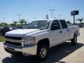 2008 Summit White Chevrolet Silverado 2500HD LT Crew Cab  photo #7