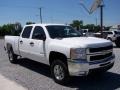 2008 Summit White Chevrolet Silverado 2500HD LT Crew Cab  photo #3