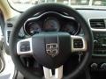 2012 Dodge Avenger Black/Light Frost Beige Interior Steering Wheel Photo