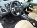 2012 Dodge Avenger Black/Light Frost Beige Interior Prime Interior Photo