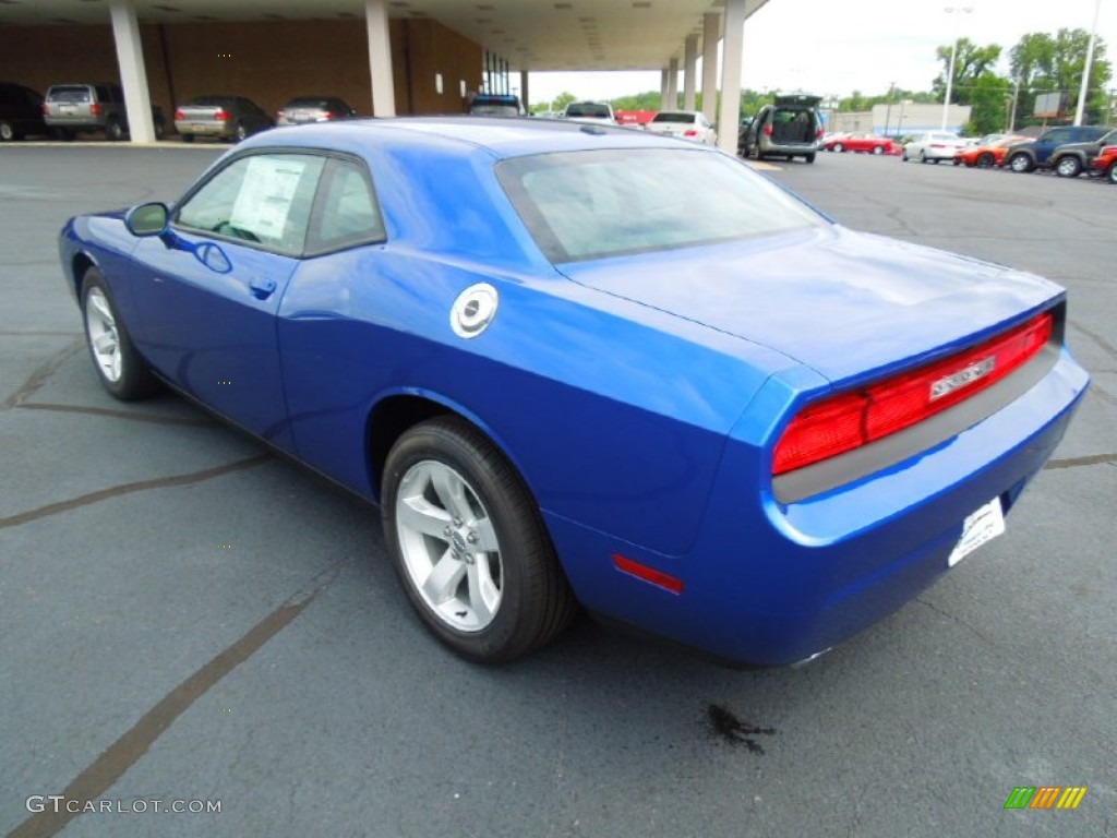 Blue Streak Pearl 2012 Dodge Challenger SXT Exterior Photo #68992552