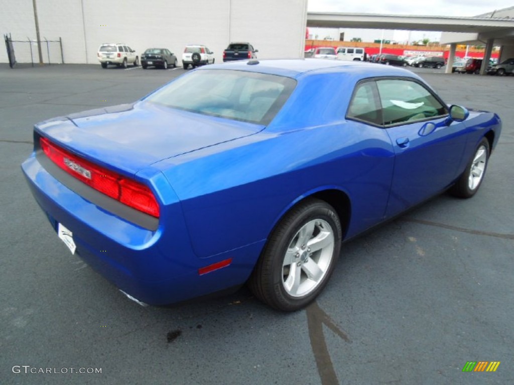 Blue Streak Pearl 2012 Dodge Challenger SXT Exterior Photo #68992564