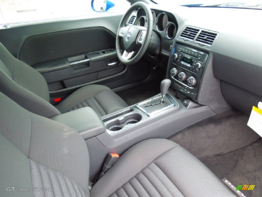Dark Slate Gray Interior 2012 Dodge Challenger SXT Photo #68992696