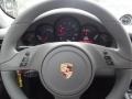 2013 Porsche 911 Platinum Grey Interior Steering Wheel Photo