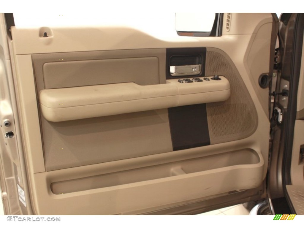 2006 F150 XLT SuperCab 4x4 - Arizona Beige Metallic / Tan photo #7