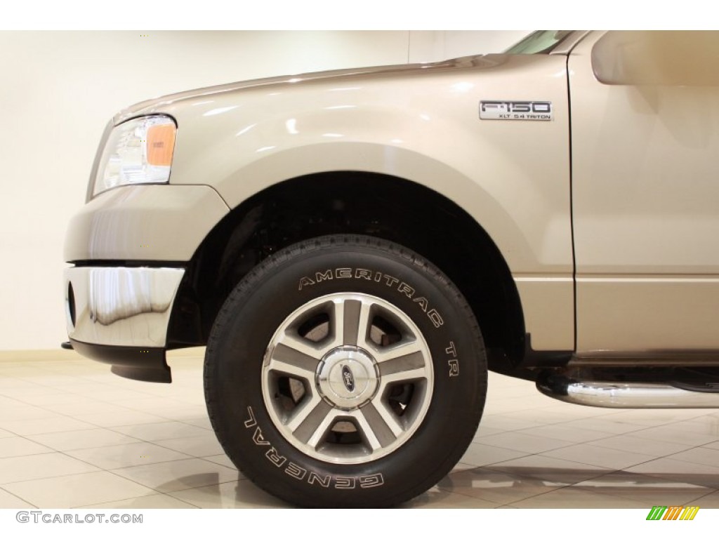 2006 F150 XLT SuperCab 4x4 - Arizona Beige Metallic / Tan photo #17