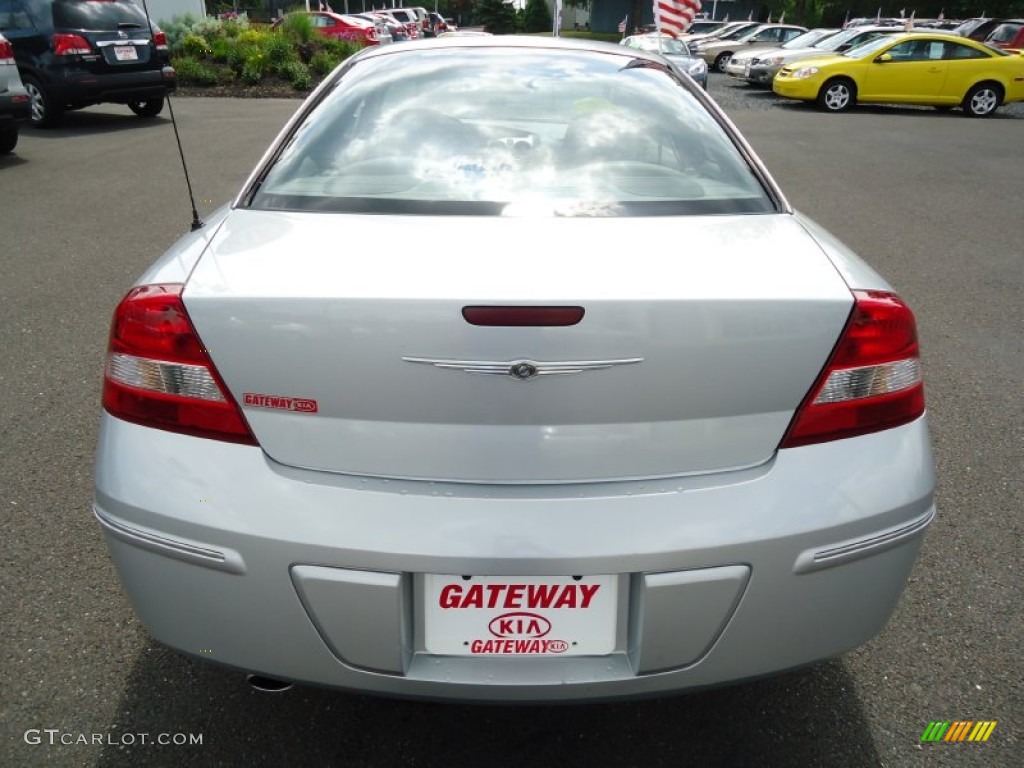 2003 Sebring LXi Coupe - Ice Silver Pearlcoat / Dark Taupe/Medium Taupe photo #6