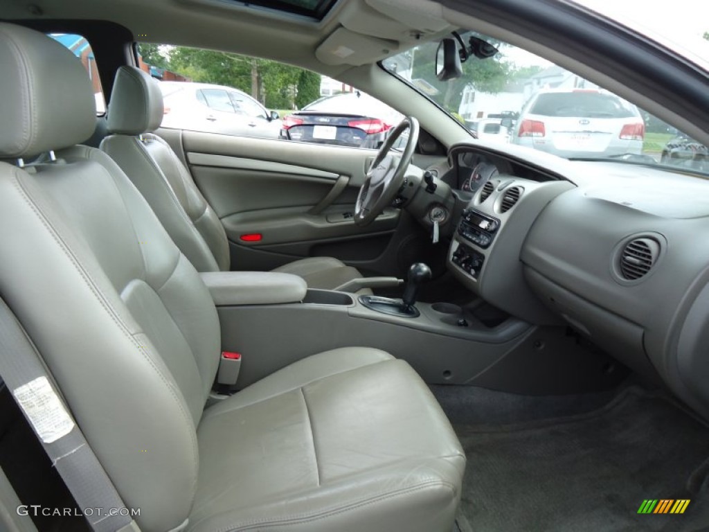 2003 Sebring LXi Coupe - Ice Silver Pearlcoat / Dark Taupe/Medium Taupe photo #13