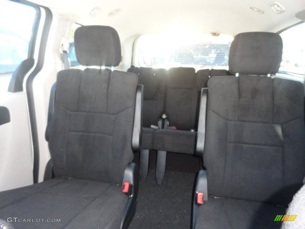 Black/Light Graystone Interior 2013 Dodge Grand Caravan SE Photo #68995247